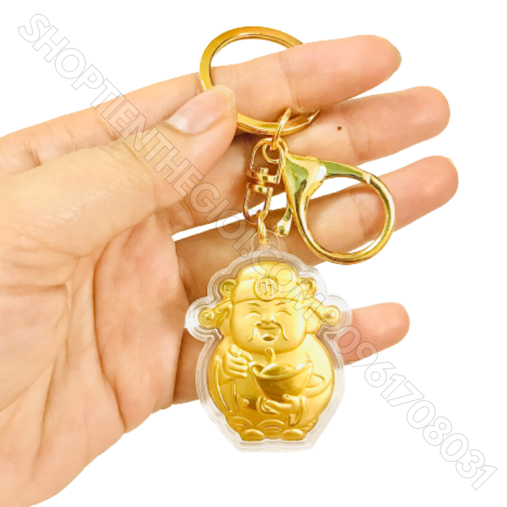 Móc Khóa Ông Thần Tài Vàng